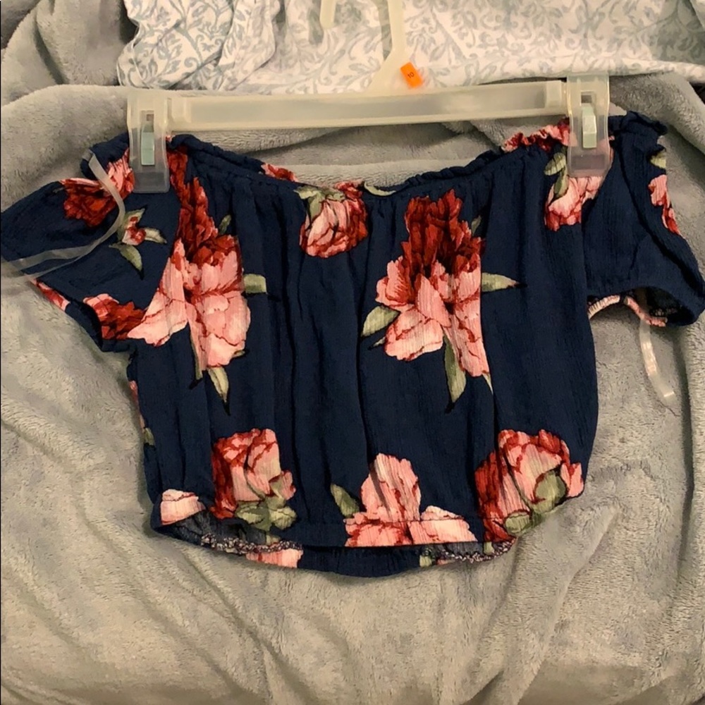 Floral crop top